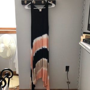 Super soft, summer, hi-lo maxi dress